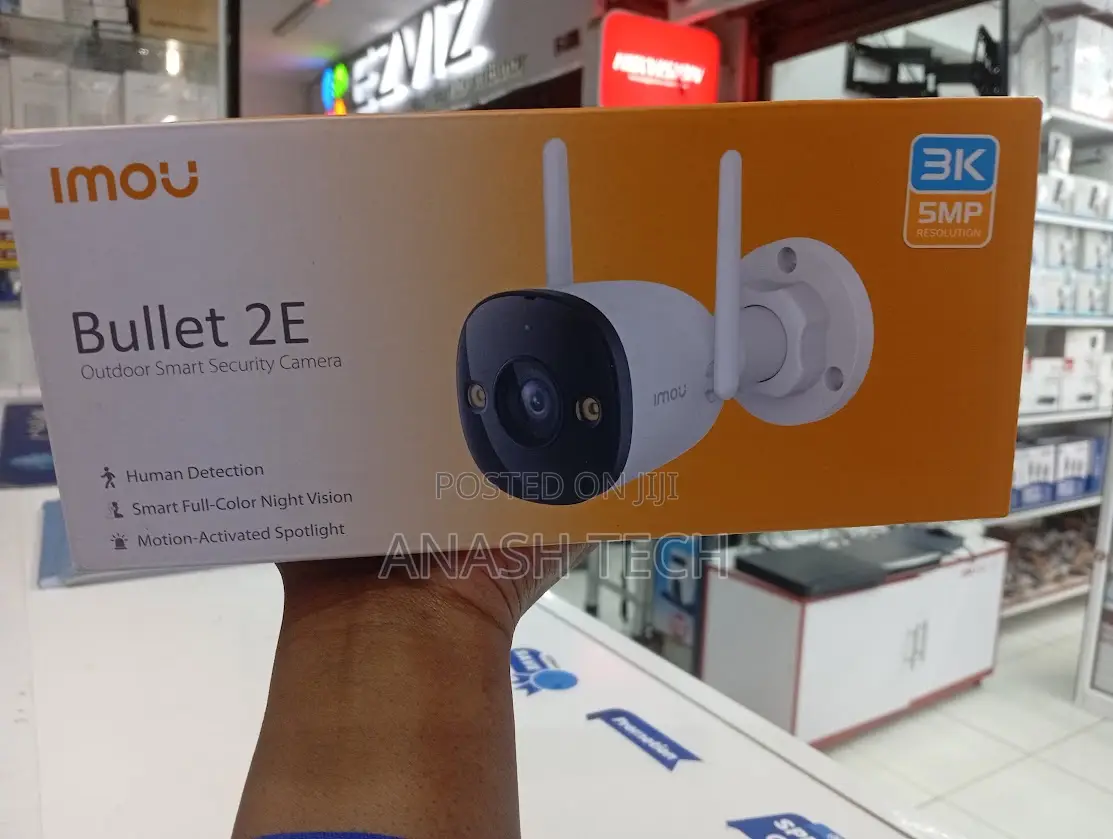 Bullet 2E 4MP Outdoor Camera With Mobile App Monitoring