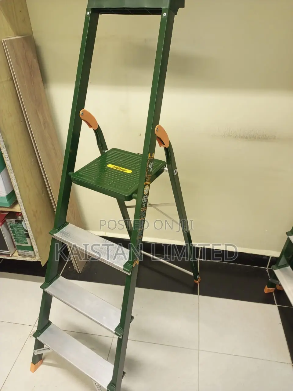 4 Step Steel Folding Step Stool for Home Office