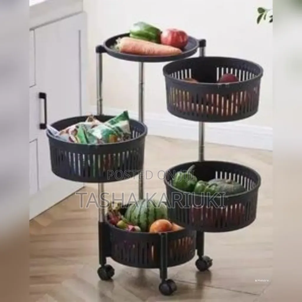 Plastic Fruit Rack 4 Tier