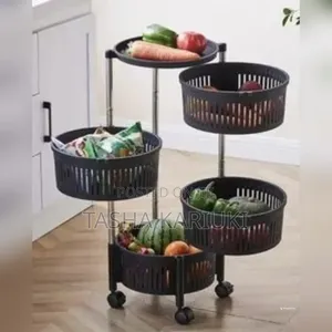 Plastic Fruit Rack 4 Tier