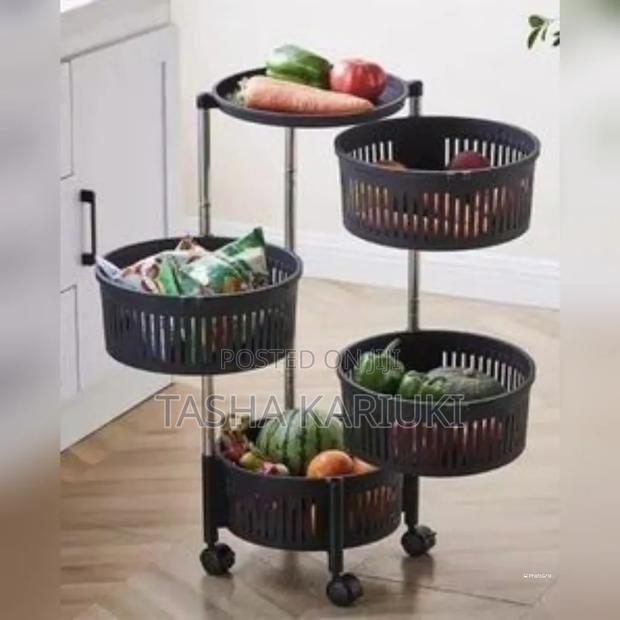 Plastic Fruit Rack 4 Tier