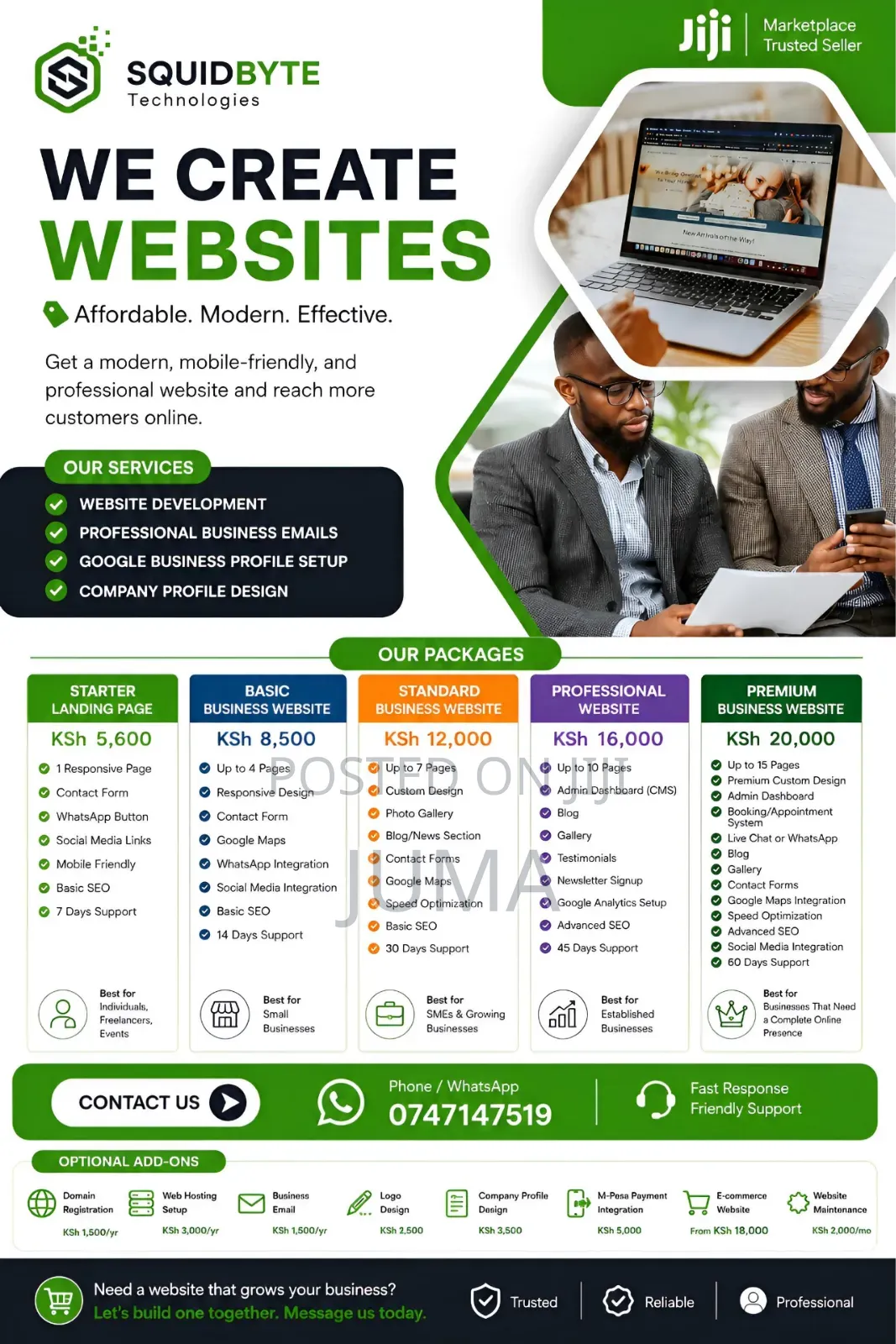Affordable Website Development for Startups Small Businesses