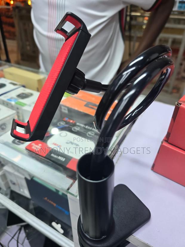 Flexible Lazy Phone Holder With 360° Gooseneck Arm Clamp