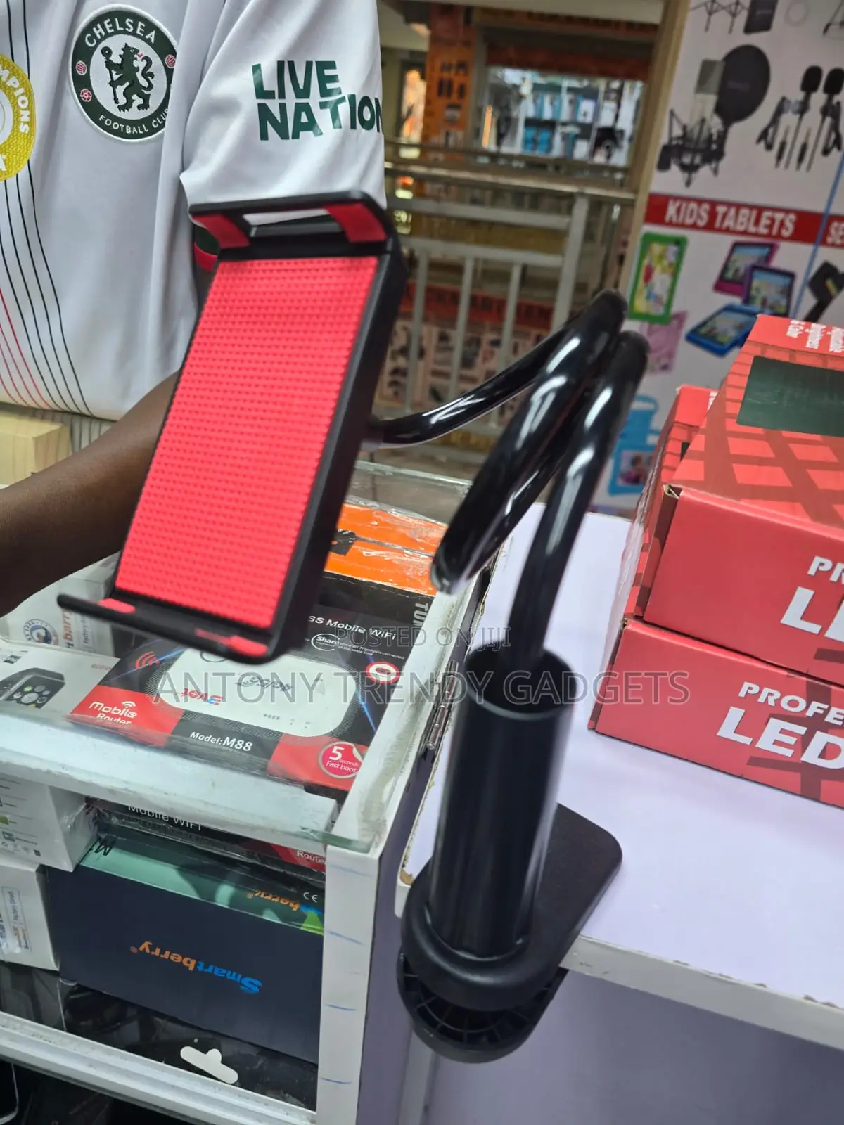 360° Gooseneck Mobile Phone Holder With Strong Clamp