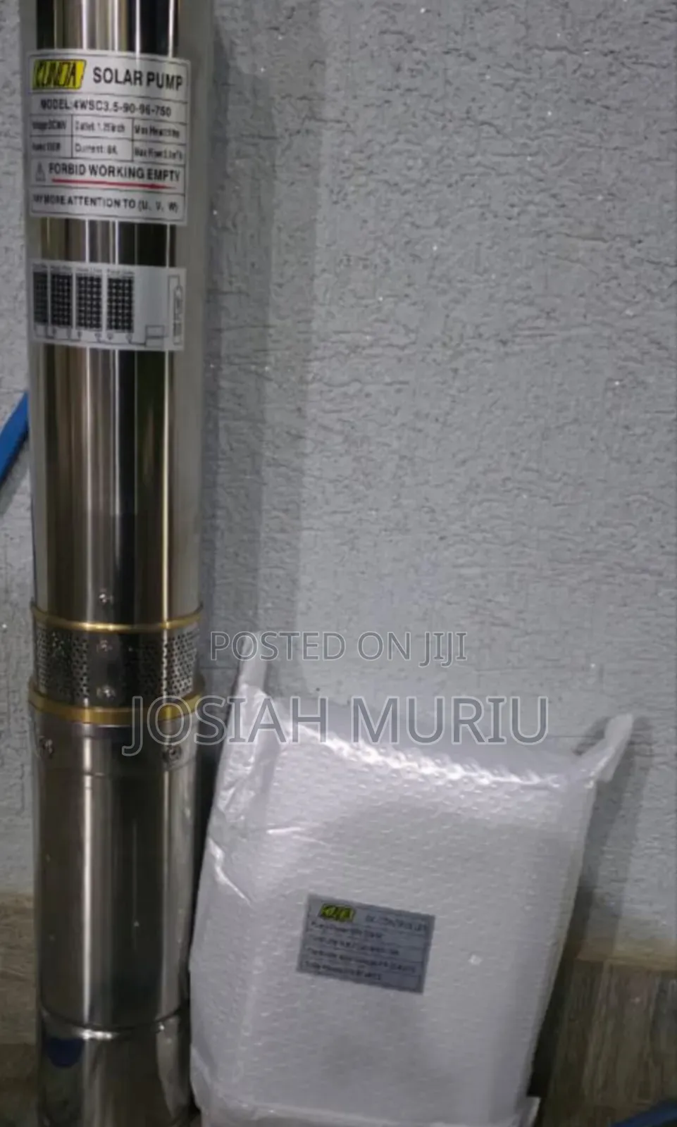 Kunda 750w Solar Water Pump for Borehole and Irrigation