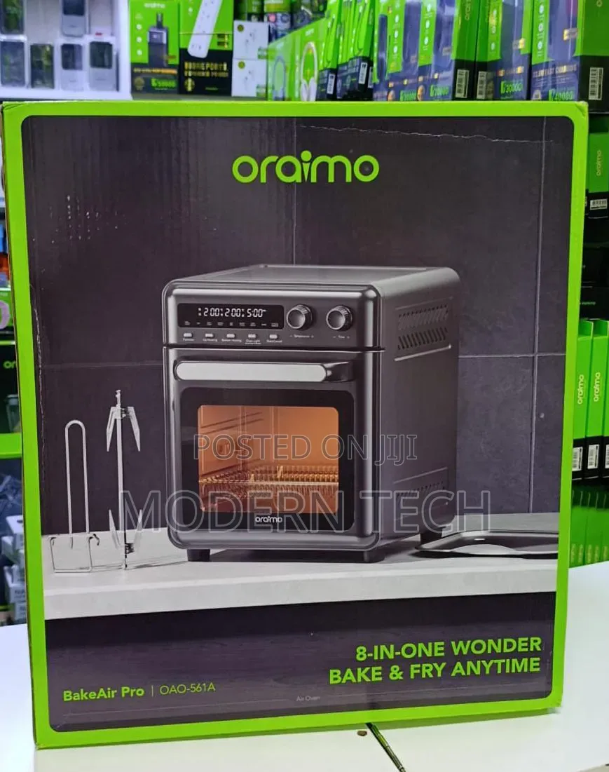 Oraimo BakeAir Pro 8-in-1 20L 230°C Air Oven