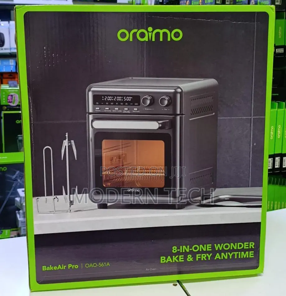 Oraimo BakeAir Pro 8-in-1 20L 230°C Air Oven