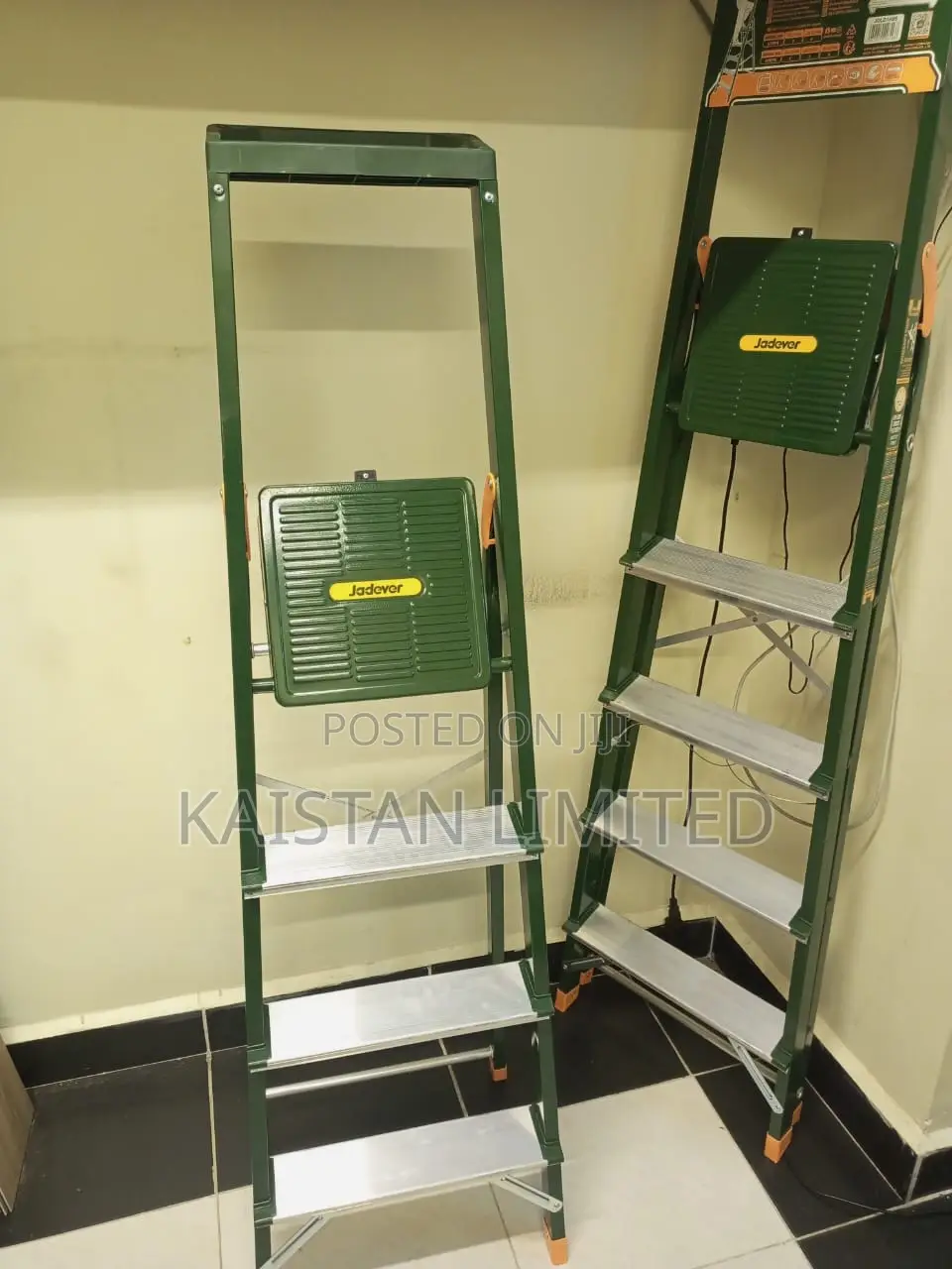 4 Step Steel Multi-Purpose Folding Ladder With Safety Handrail