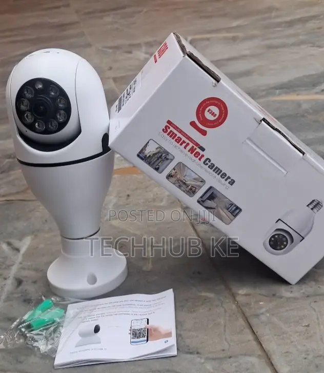 Smart Bulb CCTV Camera 360° Pan Tilt WiFi Surveillance Camera