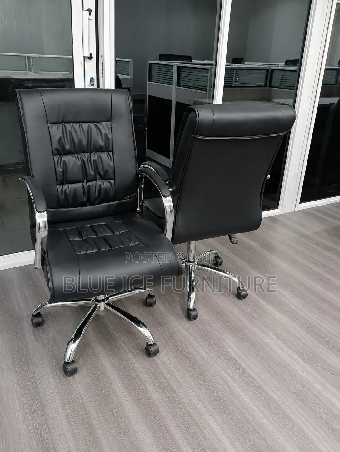 Swivel Leather Office Chair