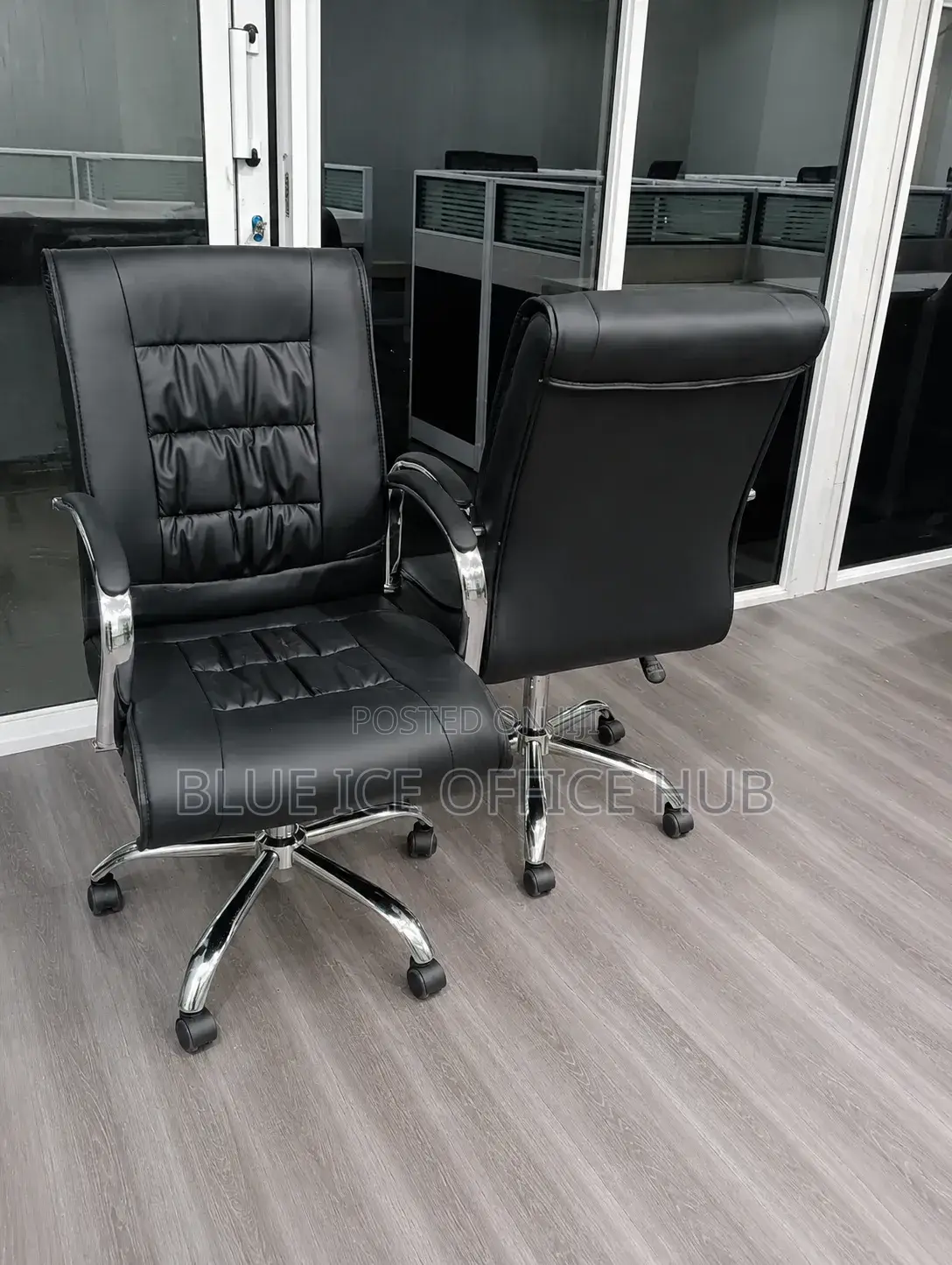 Swivel Leather Office Chair