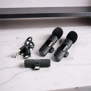 Premium Quality Mini Lapel Lavalier Dual Wireless Microphone