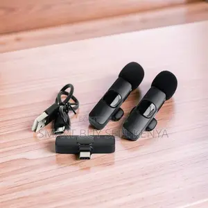 Crystal Clear Mini Lapel Lavalier Dual Wireless Microphone