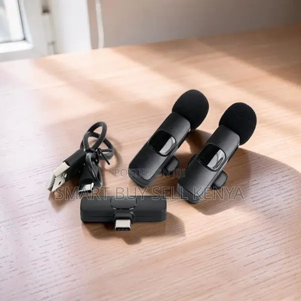 High Fidelity Mini Lapel Lavalier Dual Wireless Microphone