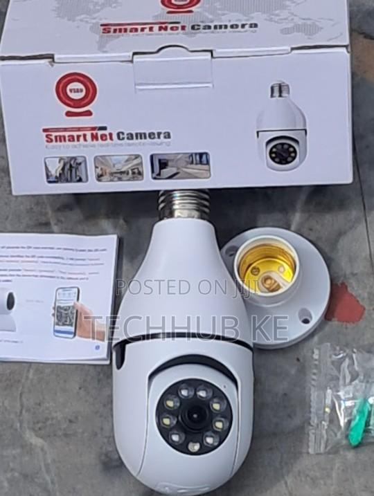 Indoor Bulb PTZ Camera With Night Vision and Mobile Alerts