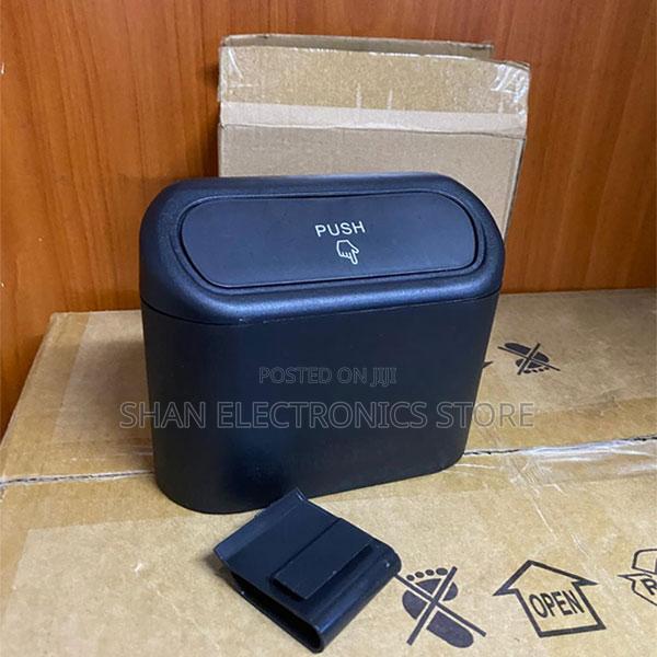 Car Trash Can With Lid Leakproof Mini Garbage Auto Organizer Compact - thumbnail 2