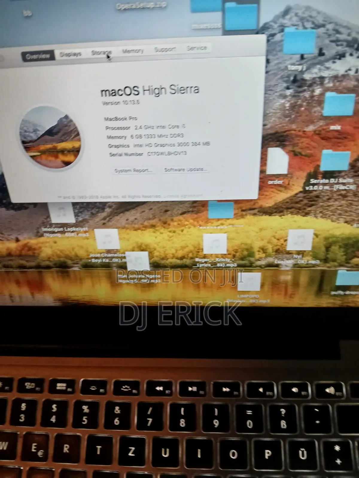 Laptop Apple MacBook Pro 4GB Intel Core i5 HDD 256GB