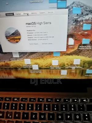 Laptop Apple MacBook Pro 4GB Intel Core i5 HDD 256GB