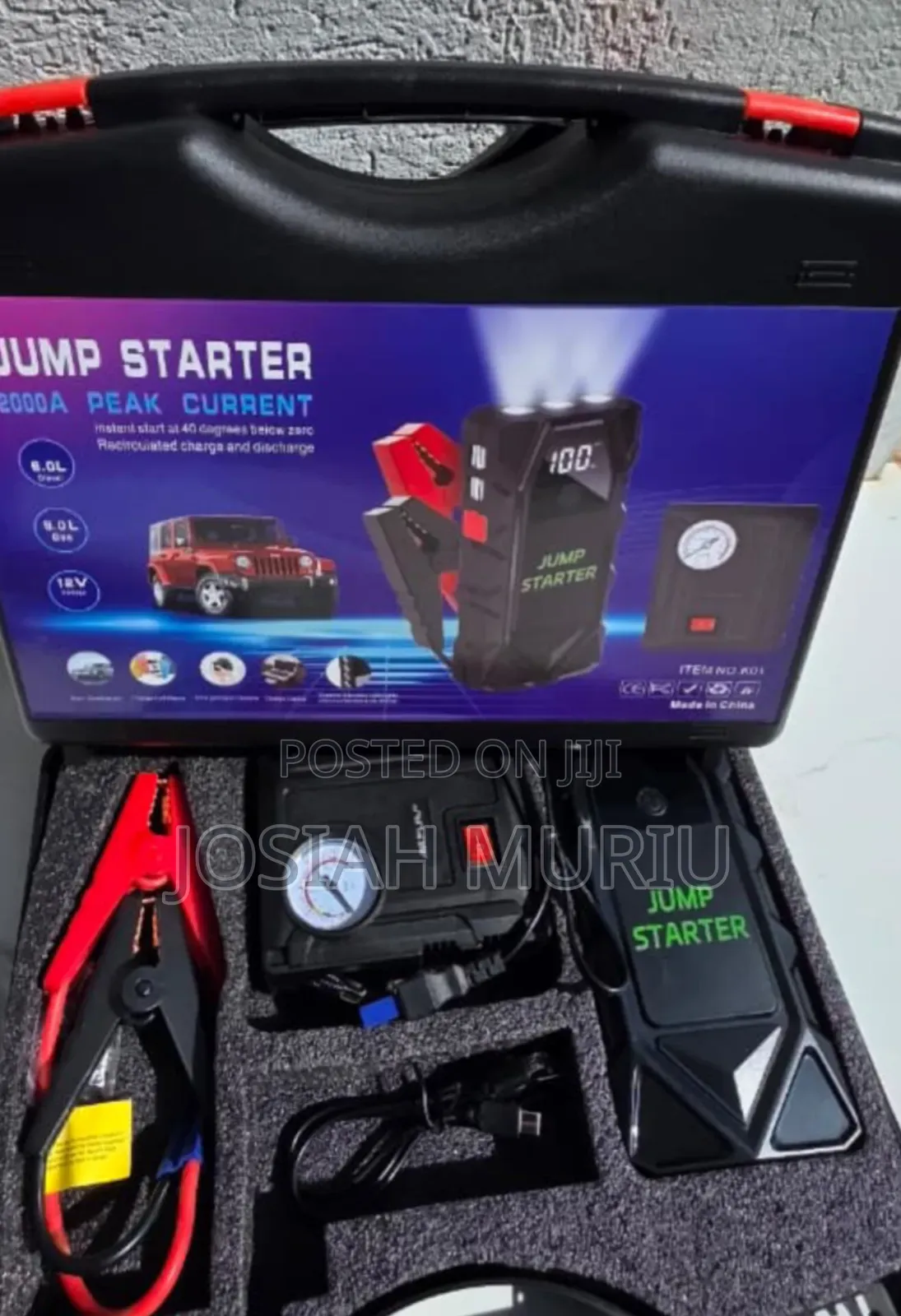 2000A Car Jump Starter