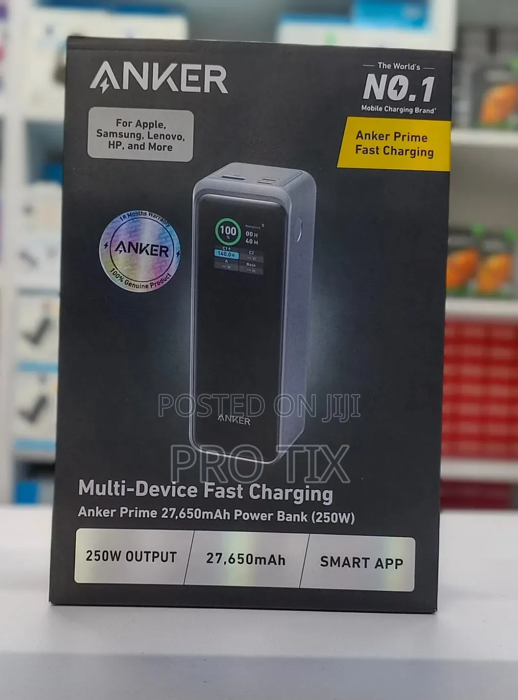 Anker Prime 20000mAh Power Bank 200W