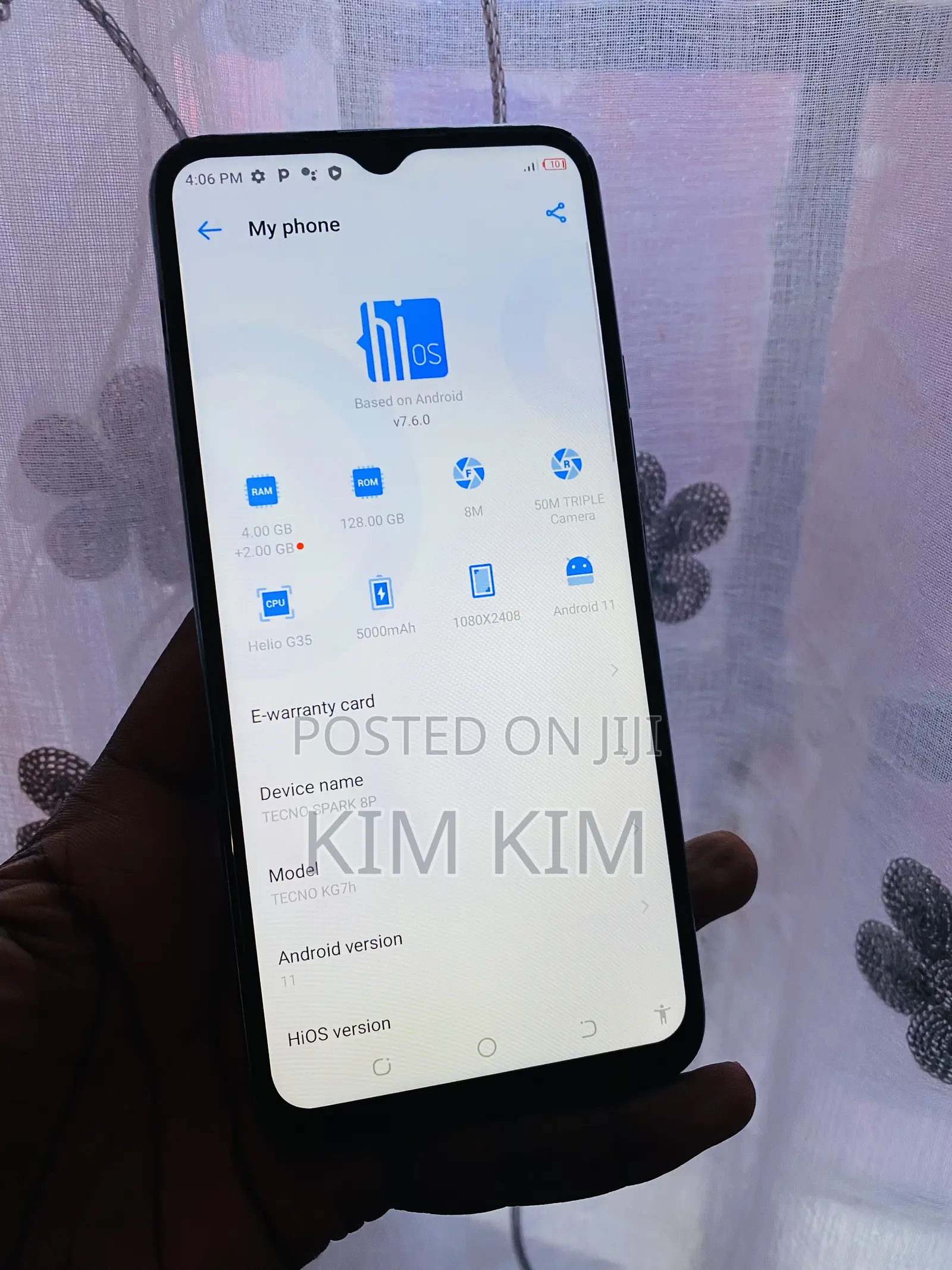 Tecno Spark 8P 128 GB Green