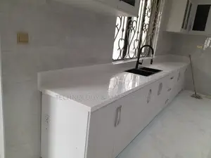 Open Plan Kitchen-White Sintered Stone Top