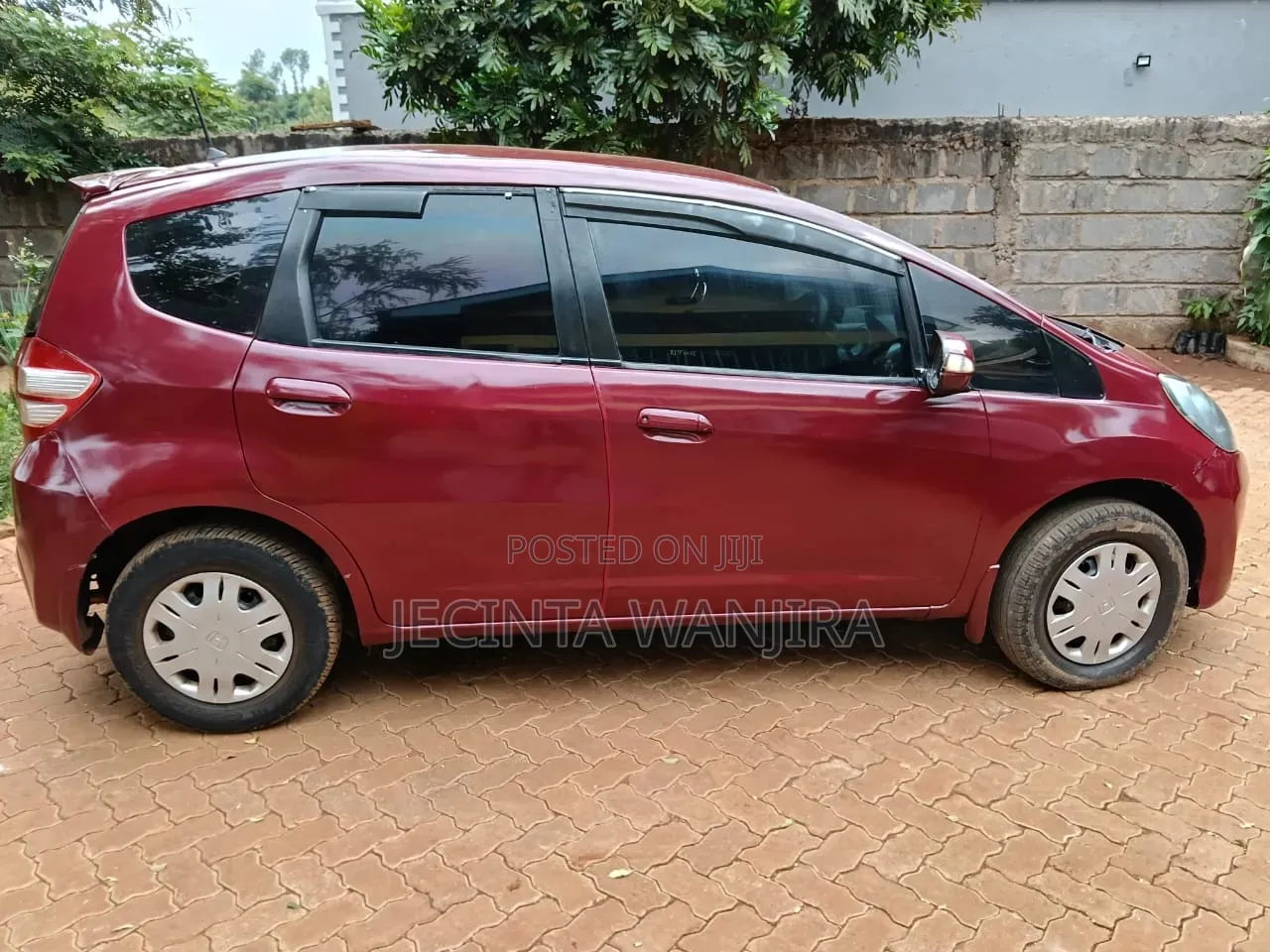 Honda Fit 2012 Maroon