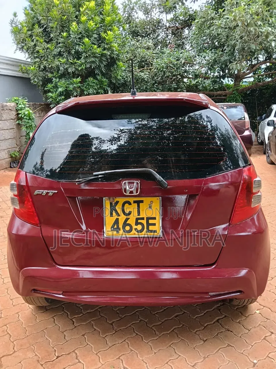 Honda Fit 2012 Maroon