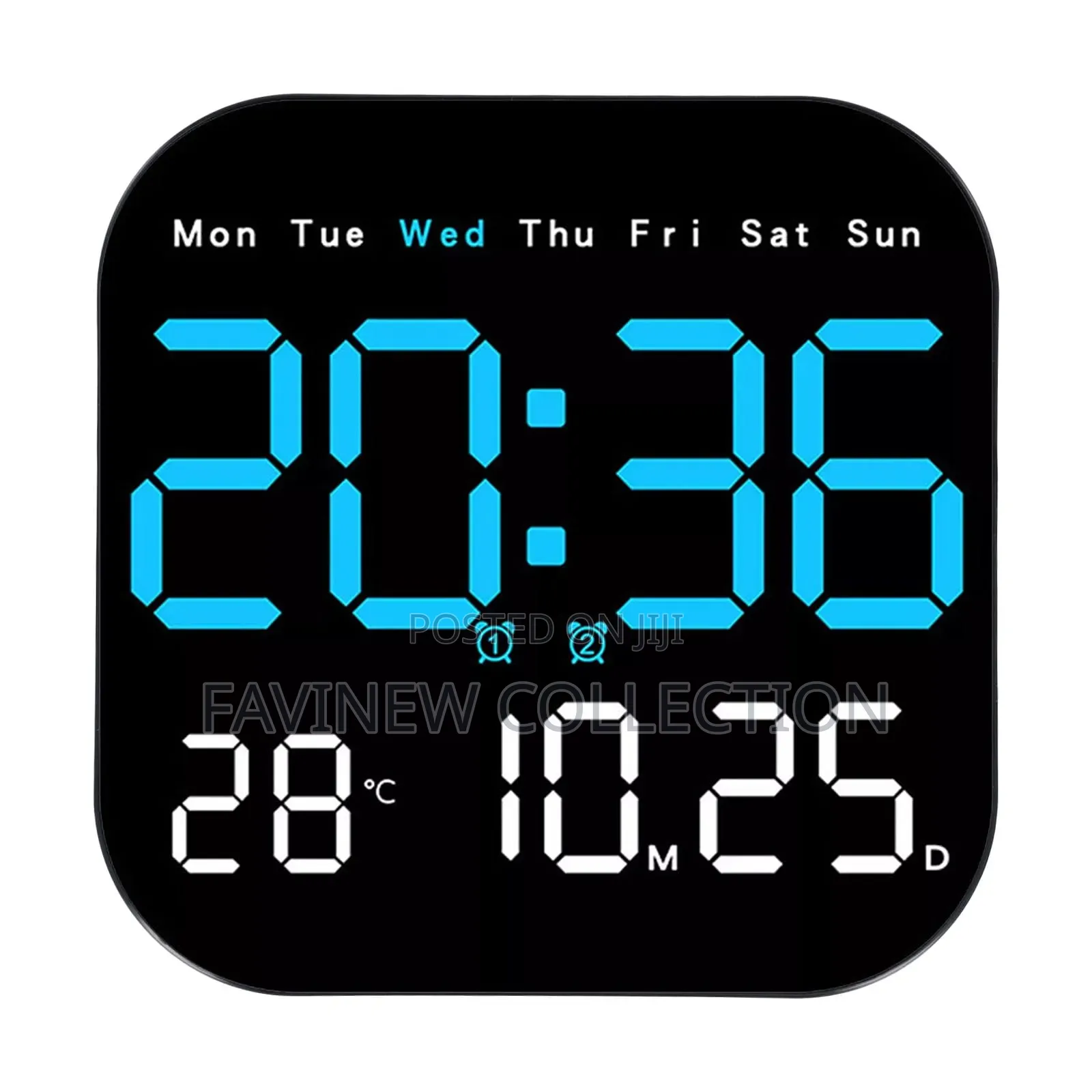 Smart Led Digital Wall Clock