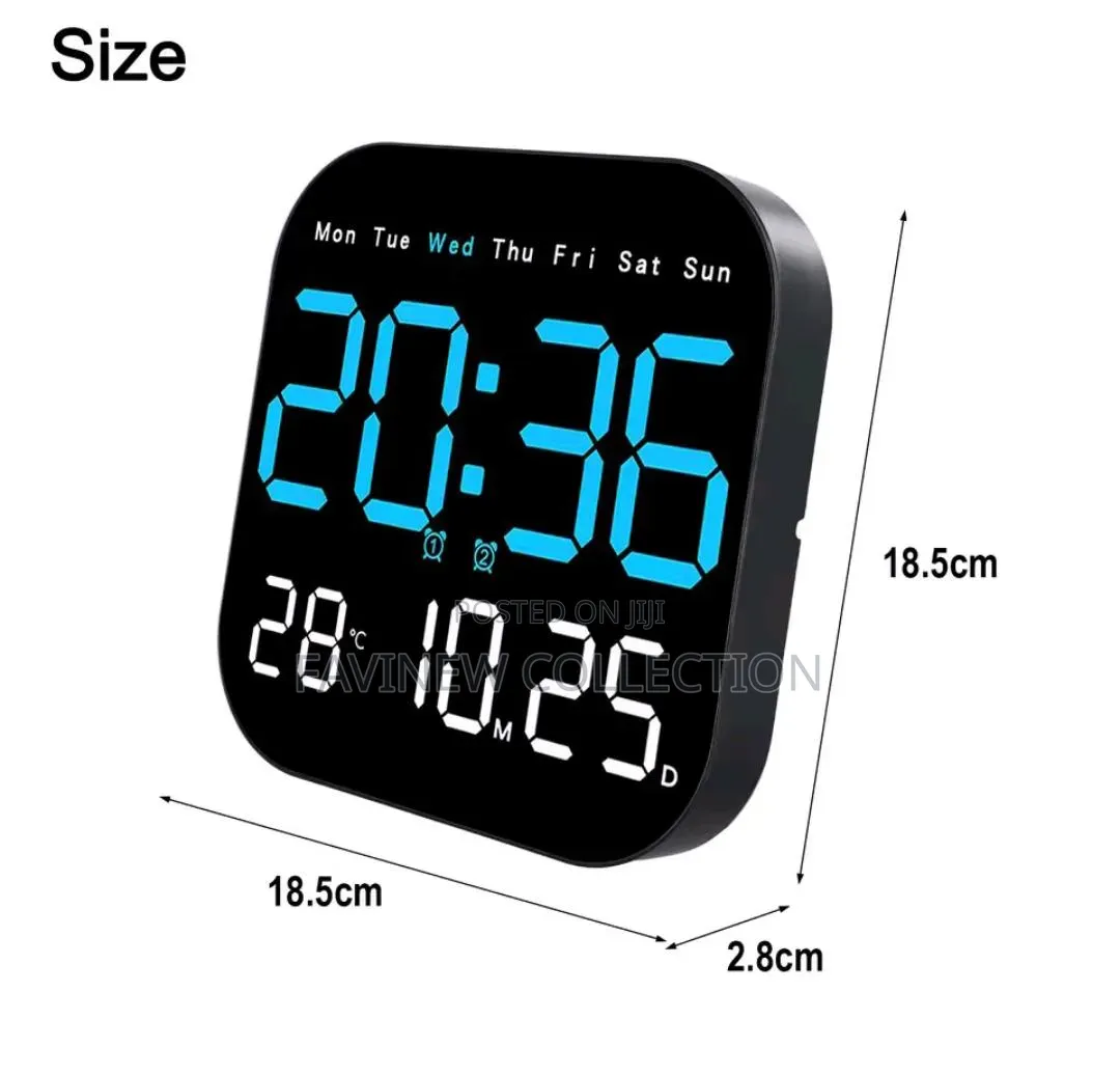 Smart Led Digital Wall Clock