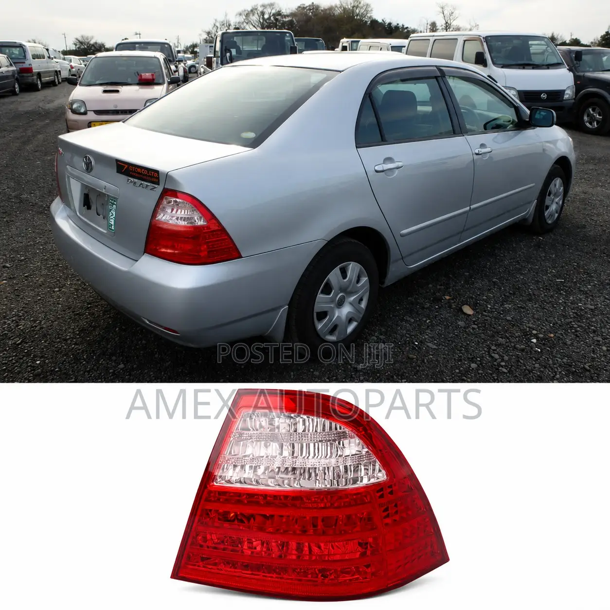 Tail Lamp Toyota Corolla Nze 2005 Onwards