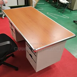 Modern Double Pedestial Desk