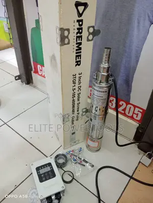 Premier 3" DC Solar Submersible Borehole Pump 400W 48V