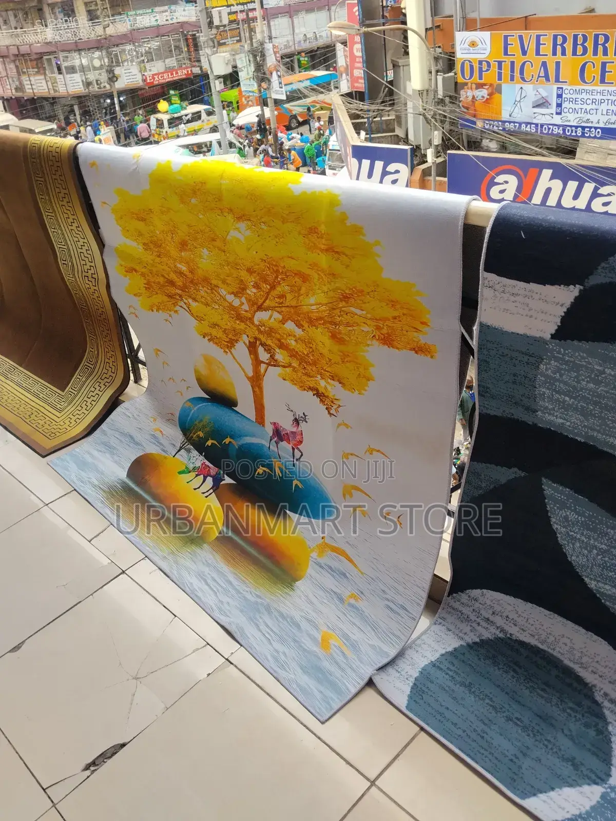 3D Carpet 5x8 Soft Floor Rug Non Slip