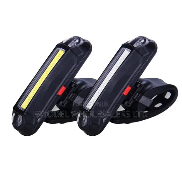 USB Rechargeable COB LED Bicycle Front Light