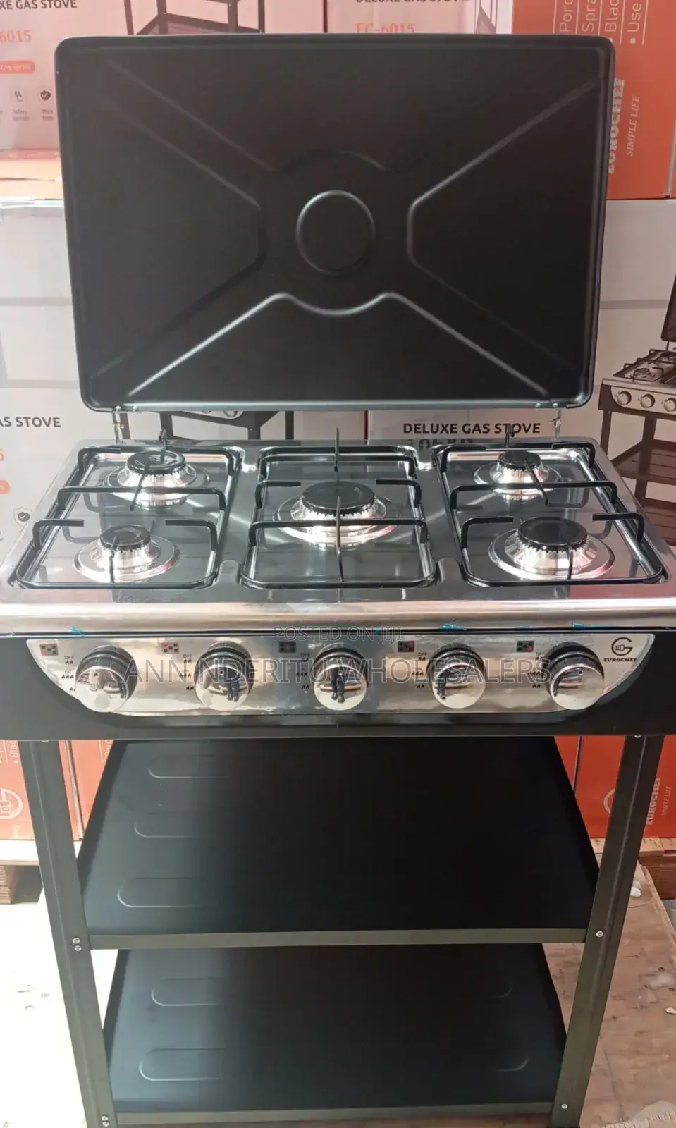 5burners Standing Cooker With Shelves