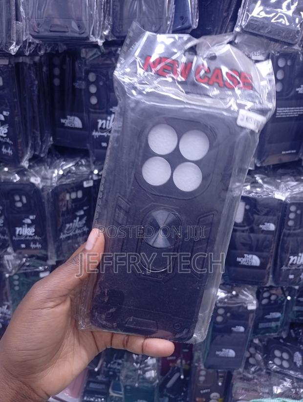 Redmi Note 14 Pro Black Hybrid Armor Case - thumbnail 2