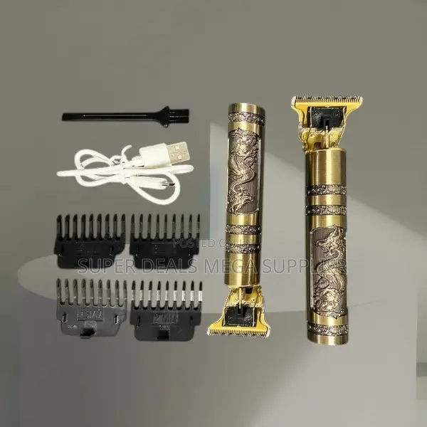 Vintage T9 Metallic Hair Trimmer With Smooth Cutting Powerful Motor