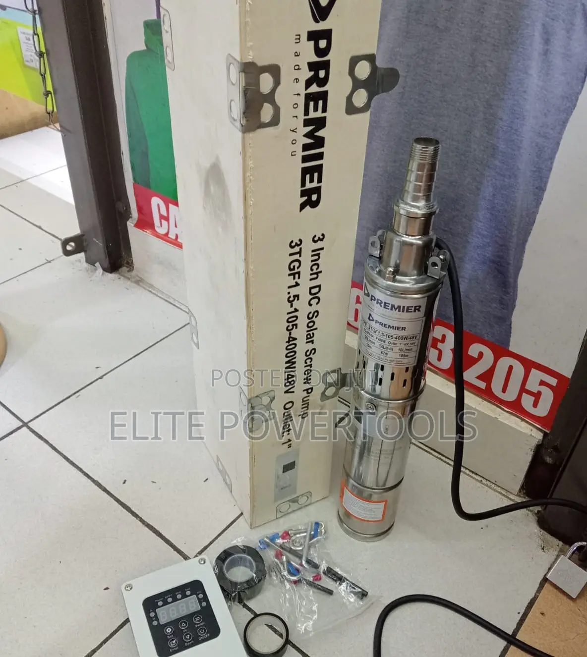Premier 400W Solar Borehole Pump