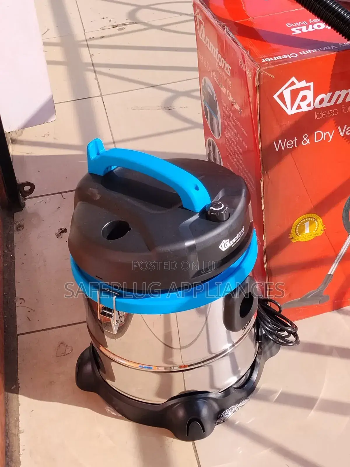 Ramtons 21L Multipurpose Wet Dry Vacuum Cleaner