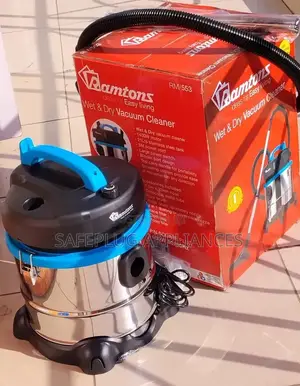 Ramtons 21L Wet Dry Vacuum Cleaner With Powerful Suction