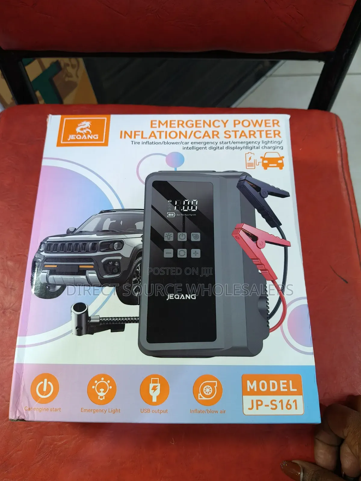 JP 5161 Car Jump Starter With Air Compressor Power Bank