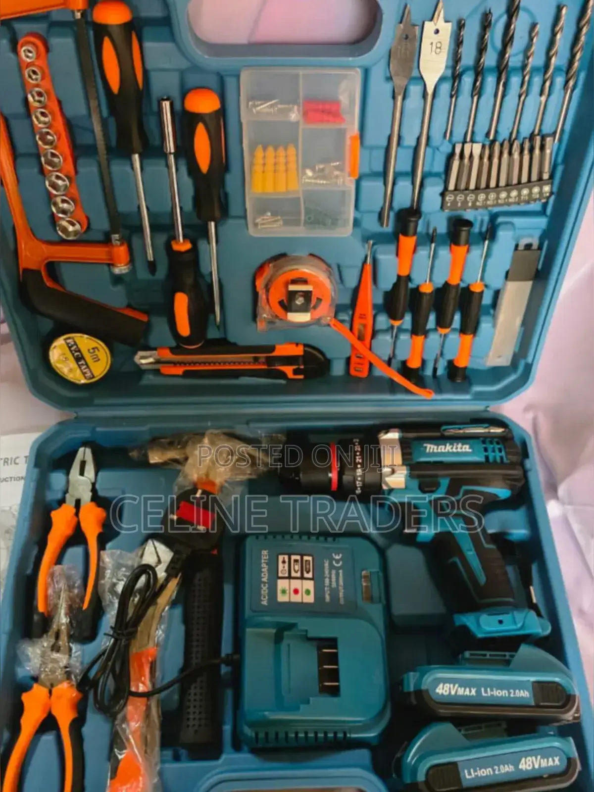 Makita 48v Drill Set With Two Batteries