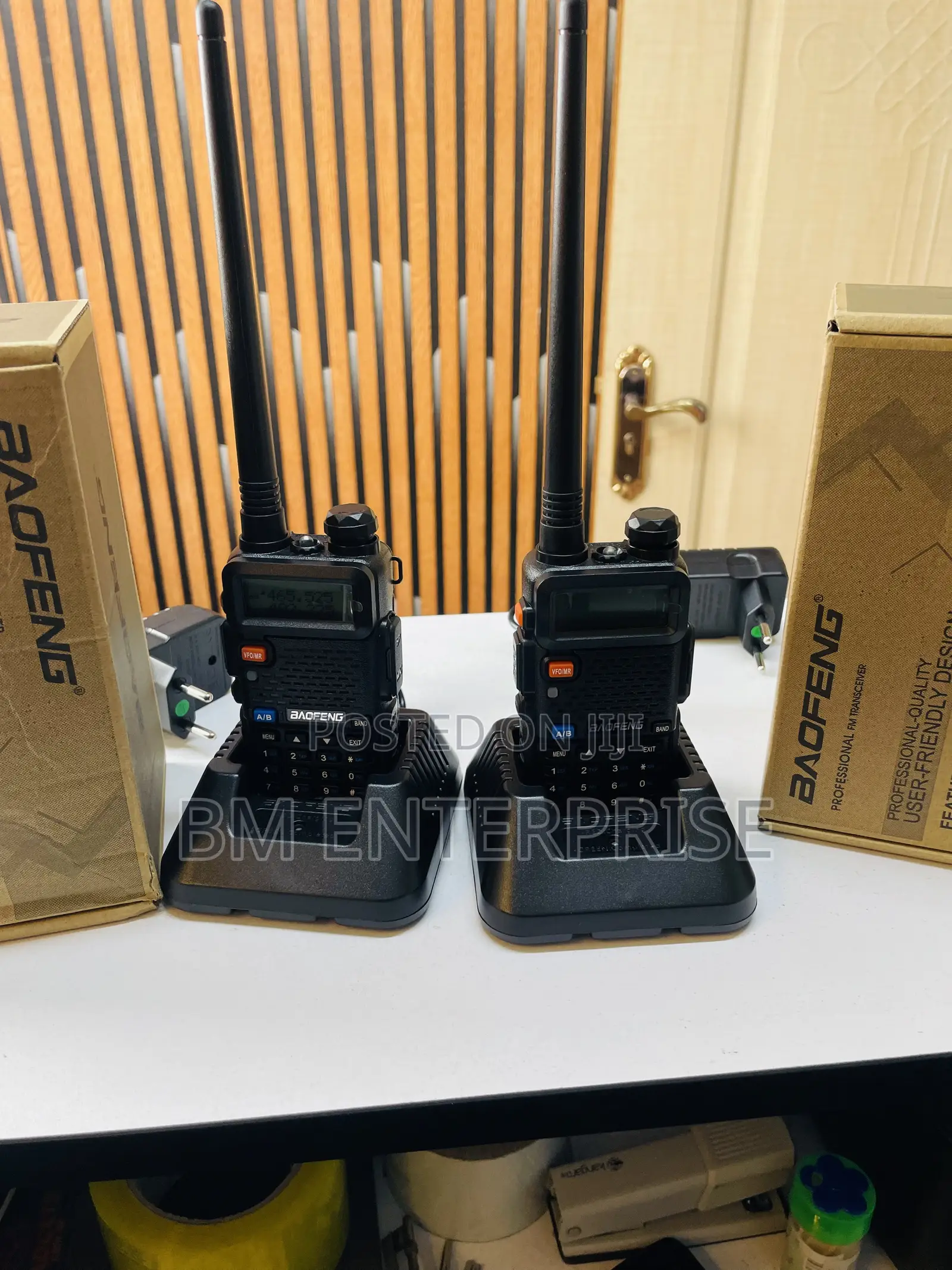 2 PCs Uv-5r Walkie Talkies 10km Range