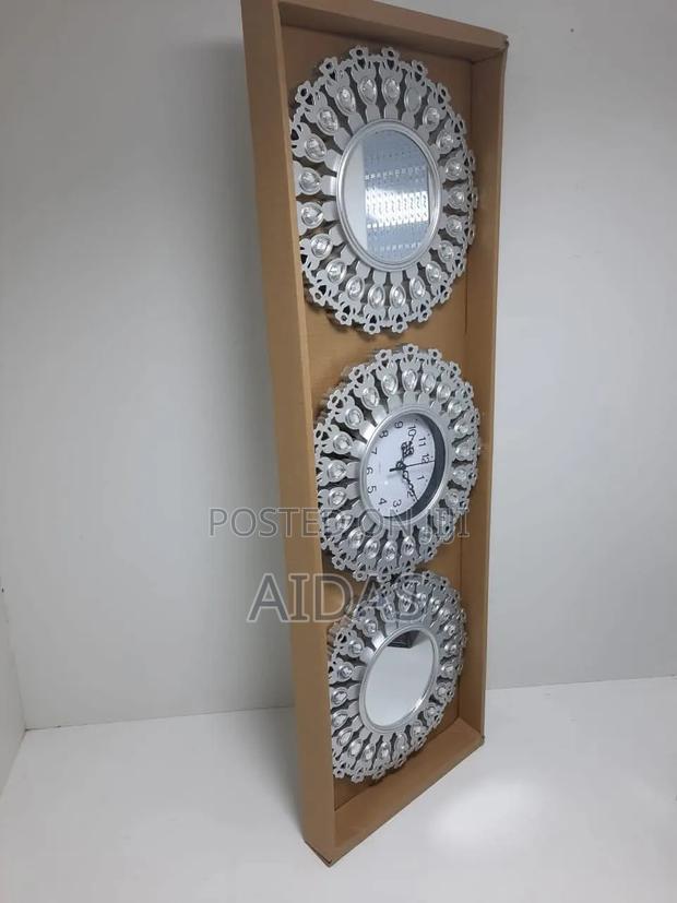 3 PCS Wall Clock Set – Modern Decorative Clock Set