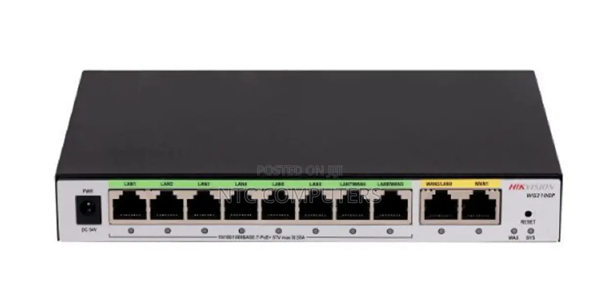 Hikvision DS-3WG210GP-SI 10-Port Gigabit Smart Managed Poe Switch.