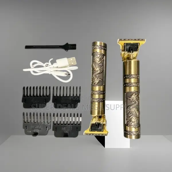 USB Rechargeable Vintage T9 Hair Clipper _ Precision T-Blade Cutting