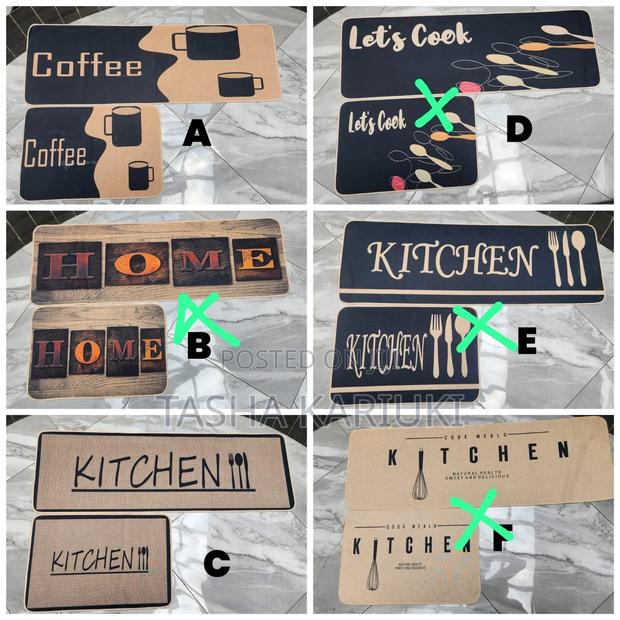 Rubber Kitchen Mat 2pcs - thumbnail 2