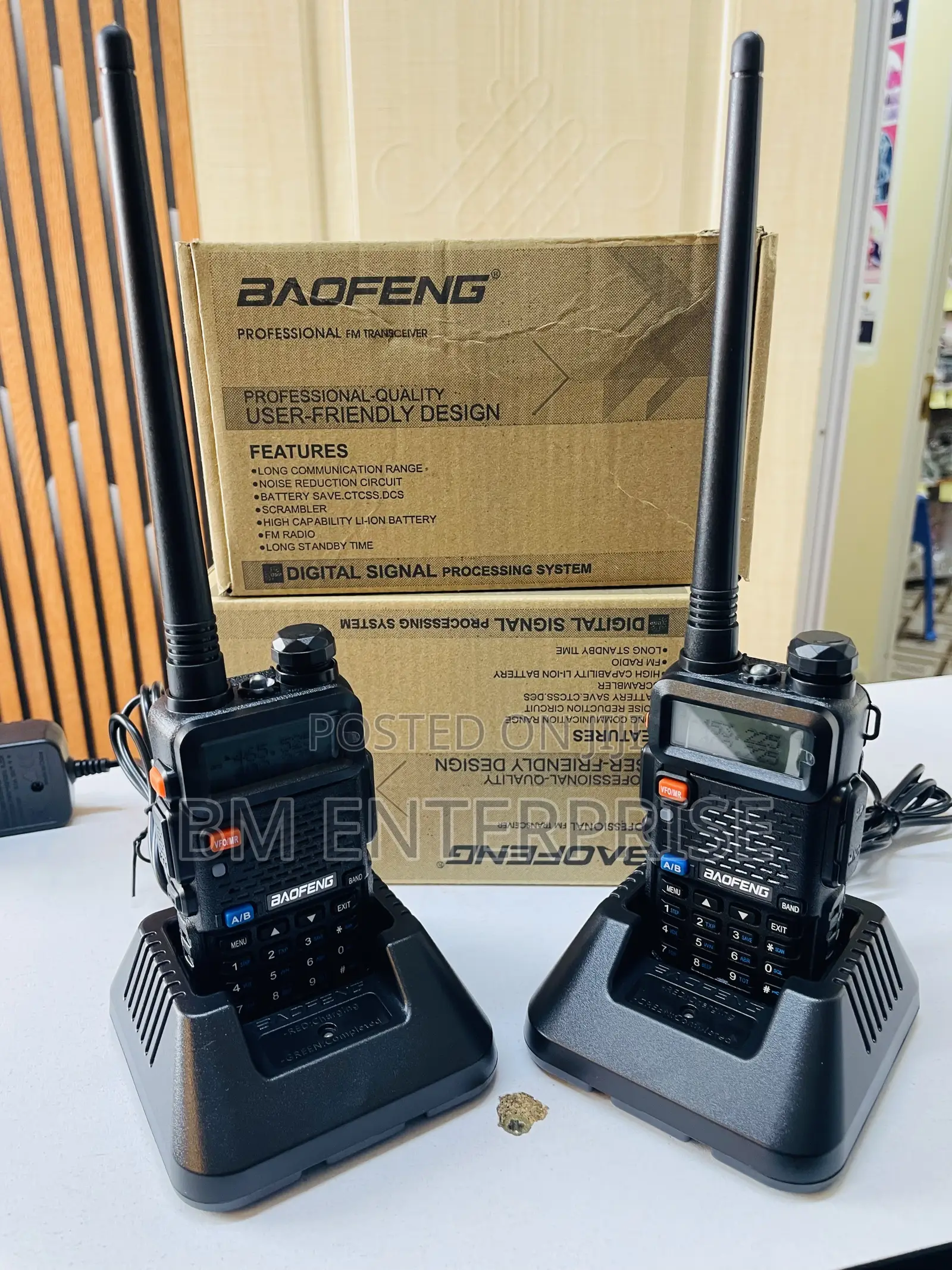Uv5r 10km (2 Pcs) Walkie Talkies