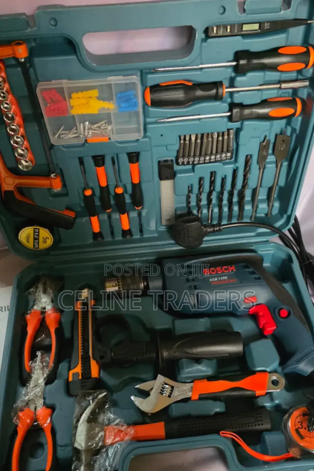 Bosch Corded Drill Set With Accessories